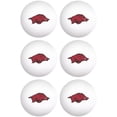 thumbnail image 1 of Wraft 652485194 Arkansas Razorbacks Ping Pong Balls - Pack of 6, 1 of 1