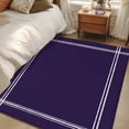 thumbnail image 4 of Pure Darkorchid Area Rug 4x6 FT, Non Slip Kids Room Carpet, Simple Solid Color Washable Soft Floor Carpet Non-Shedding Throw Rug for Dorm Kitchen Study Room Home Office Bedside, 4 of 9
