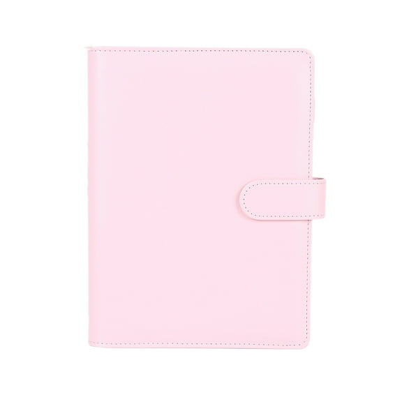 Notebook File Folder Refillable A5 Leather Ring Binder Portable School Notepad Cover