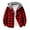 Red, variant on Boys Plaid Jackets Kids Crewneck T-Shirts Tops Cute Fall Blouse Tees Size 5T-14 Blue