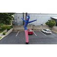 thumbnail image 3 of American Flag USA 20 Foot Tall Inflatable Tube Man Air Powered Waving Puppet for Outdoors, Replacement Dancer Only, 3 of 5