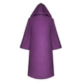 thumbnail image 7 of Hurxie Mens Adult Robe Hooded Cloak Halloween Christmas Party Cosplay Costume Vampire Tunic Hooded Uniform, 7 of 7