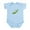 Sky Blue, variant on CafePress - Sweet Pea Body Suit - Baby Light Bodysuit, Size Newborn - 24 Months