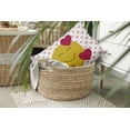 thumbnail image 3 of 20" x 14" Simply Daisy Love Emoji Polyester Indoor/Outdoor Pillow, Pink Icing Qty 1, 3 of 3