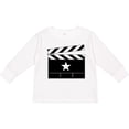 thumbnail image 3 of Inktastic Director Movie Clapboard Boys or Girls Long Sleeve Toddler T-Shirt, 3 of 5