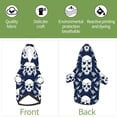 thumbnail image 6 of Haiem white arrow Skull for Winter Dog Hoodie Sweatshirts with Pockets Warm Dog Clothes for Small Dogs Chihuahua-Small, 6 of 7