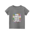 thumbnail image 5 of CCRFTGI 100 Days Of School Shirt for Children Girls Boys Size 10-12 Cute Party Tee Top Summer Tops Girls Clothes Fashion 100 Days Of School Costume Gray 5-6 Years, 5 of 5