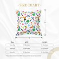 thumbnail image 2 of Faux Leather Throw Pillow Covers, Funny Cute Parrot Flower Letters Decorative Pillow Covers for Couch Sofa Bed Living Room Home Garden, Pillow Cases with Invisible Zipper, 2 of 6