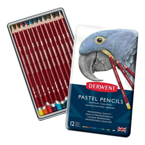Lápices Pastel Estuche Metal Con 12 Piezas Derwent multicolor SIN TAMAÑO
