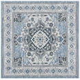 thumbnail image 2 of SAFAVIEH Charleston Hannan Oriental Area Rug, Blue/Gray, 6'7" x 6'7" Square, 2 of 10