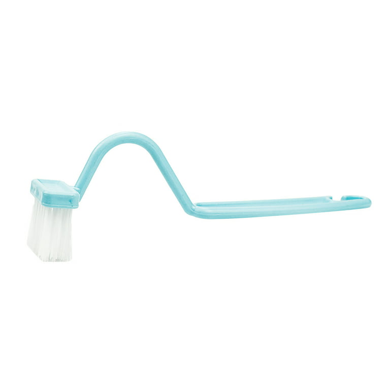 Plastic Long Handle Curved Plastic Toilet Cleaning Brush Corner