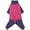 RoseBlue, variant on ROZKITCH Warm Dog Winter Coat Windproof Adjustable Turtleneck Fleece Dog Jacket for Halloween and Christmas Pajamas for Small Dogs Gray S