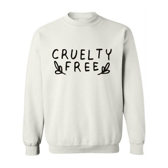 Cruelty Free Design Sweatshirt Women -Image by Shutterstock, Female 5X-Large