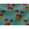 thumbnail image 4 of oneOone Viscose Jersey Fabric Bird & Mushroom Block Decor Fabric Printed BTY 60 Inch Wide, 4 of 5