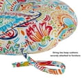 thumbnail image 4 of Jamboree Paisley 15 in. Round Outdoor Bistro Seat Cushion (Set of 4) by Greendale Home Fashions, 4 of 7