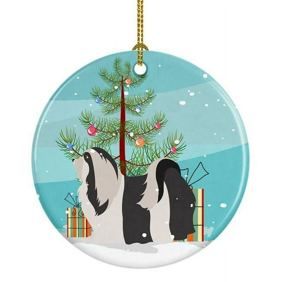 Havanese Christmas Ceramic Ornament