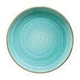 thumbnail image 4 of Aqua dia.10.5" Round Blue Porcelain Plate (Set of 4), 4 of 5