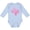 AE-Light Blue, variant on Inktastic Texas Silhouette Mandala Boys or Girls Long Sleeve Baby Bodysuit