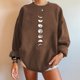 thumbnail image 4 of Sudadera Para Mujer Sudaderas de Otoño Estampado Suelto Cuello Redondo Manga Larga Fleece Jersey de Gran Tamaño Odeerbi ODB171728, 4 of 9