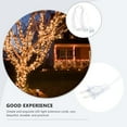 thumbnail image 3 of LNGOOR 2 Pcs Clear Extension Cords Invisible Extension Cord Christmas Light Extension For Indoor Outdoor With US Plug, 3 of 5