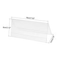 thumbnail image 2 of Uxcell 7 x 3.12inch Acrylic Desk Nameplate Holders,5Pcs Transparent Name Tent Holders, V-Shaped, 2 of 6