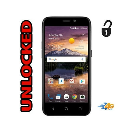 ZTE Prelude Plus + Z851 GSM Unlocked 4G LTE Quad Core- 8GB- 5.0 LCD- 5MP Flash- Android 7.1- Usa Latin & Caribbean