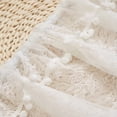 thumbnail image 4 of Nvzi Beige Short Curtain Rod Pocket, 230*45cm - 1 slice, Elegant Lace Fabric for & Valances, Ideal for Kitchen Window, Dining Room, Cafe Decor .Style A, 4 of 4