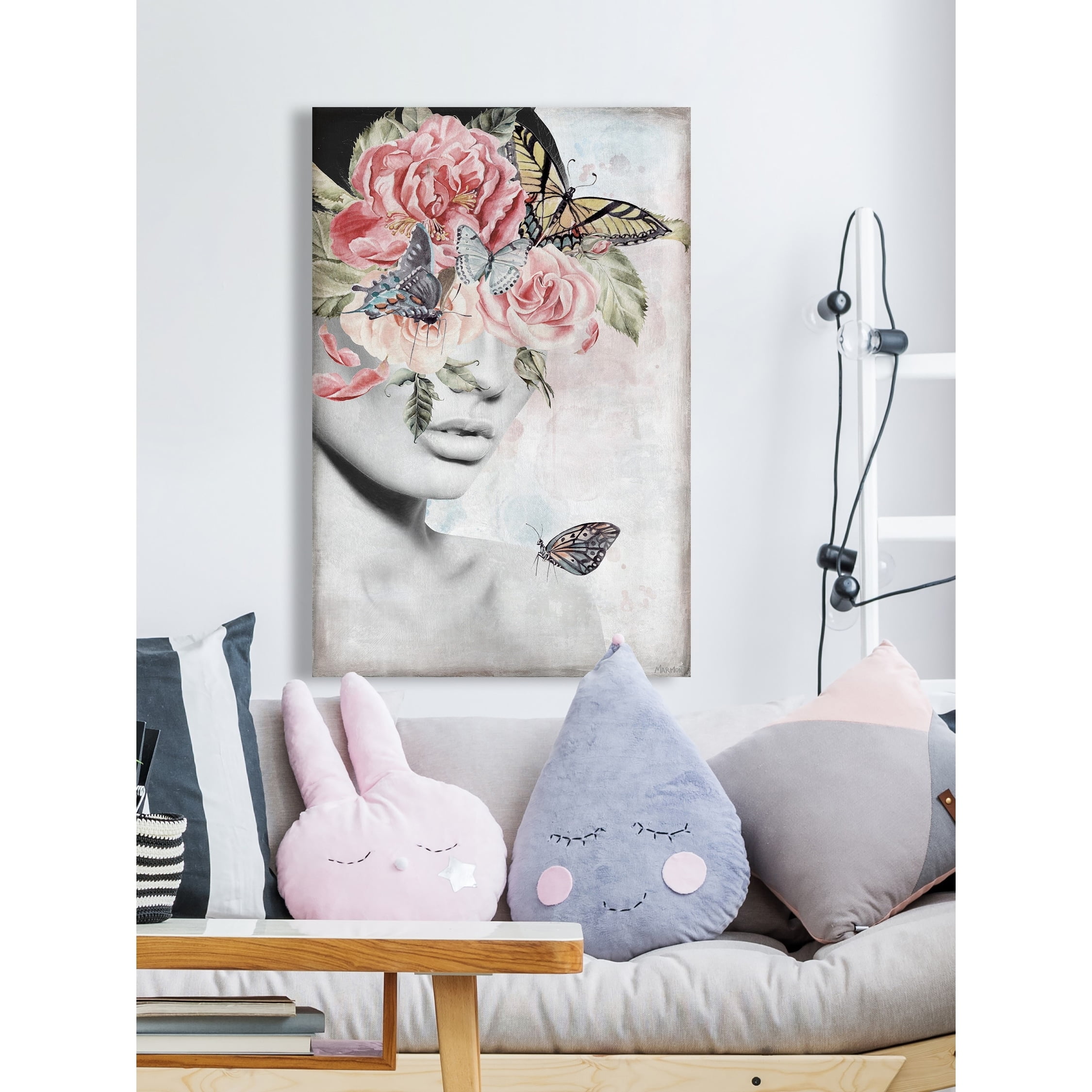 Simplicity Is Beauty 12 in x 8 in Painting Canvas Art Print, by Marmont Hill