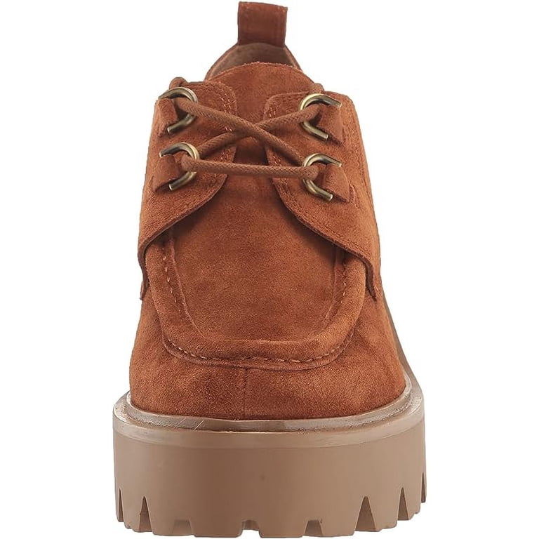 Sam Edelman Monna lace-up lug sole loafers in Frontier Brown suede. Size 9 Men\'s Monna Lace up Lug Sole Loafer | Sam Edelman | ReLove main image 2
