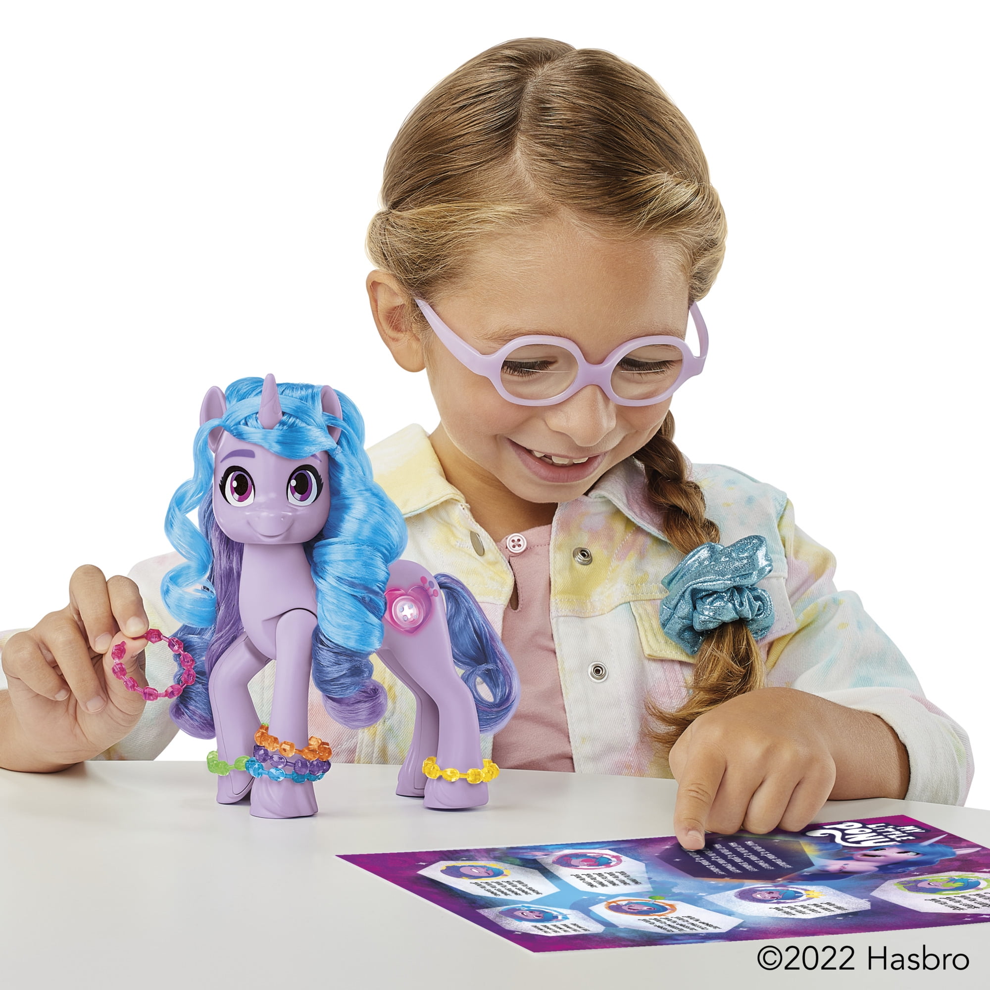 My Little Pony: Make Your Mark Toy See Your Sparkle Izzy Moonbow -- 8-Inch  Pony for Kids that Sings, Speaks, Lights Up - My Little Pony