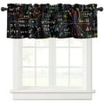 thumbnail image 2 of Mathematics Formula Chart Small Curtain Rod Pocket Short Curtains Half Drapes Partition Cabinet Door Window Curtains Home Decor, 2 of 6