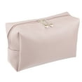 thumbnail image 1 of Bolsa de maquillaje Unique Bargains de Cuero PU resistente al agua talla S rosa, 1 of 1