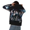thumbnail image 5 of The Twilight Saga Men's Hoodie With Color Drawstrings Sweatshirt Hooded Pullover Print Winter Coat Jacket Large, 5 of 9