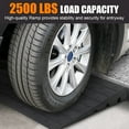thumbnail image 4 of Rubber Driveway Curb Ramp, Low Profile Slope Ramp with Drainage Channel and Reflective Safety Strips, 48 Inch Heavy Duty for Car SUV, 4 of 7