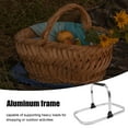 thumbnail image 3 of KALLORY Marco De Asa Para Cesta De Aluminio Ligero Y Resistente Para Uso En Picnic Y Compras, 3 of 8