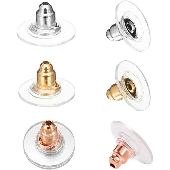 Earring Backs,Earring Backs for Studs/Droopy Ears,150PCS Screw on Earring Backs Earring Backings Earring Backs for Heavy Earring