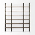 thumbnail image 2 of Silver Iron Framed Wooden Shelving Unit, 2 of 5