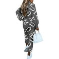 thumbnail image 5 of UKAP Women 2 Piece Outfits Sweatsuit Tracksuit Outfits Set Printing Lounge Outfits Activewear, 5 of 5