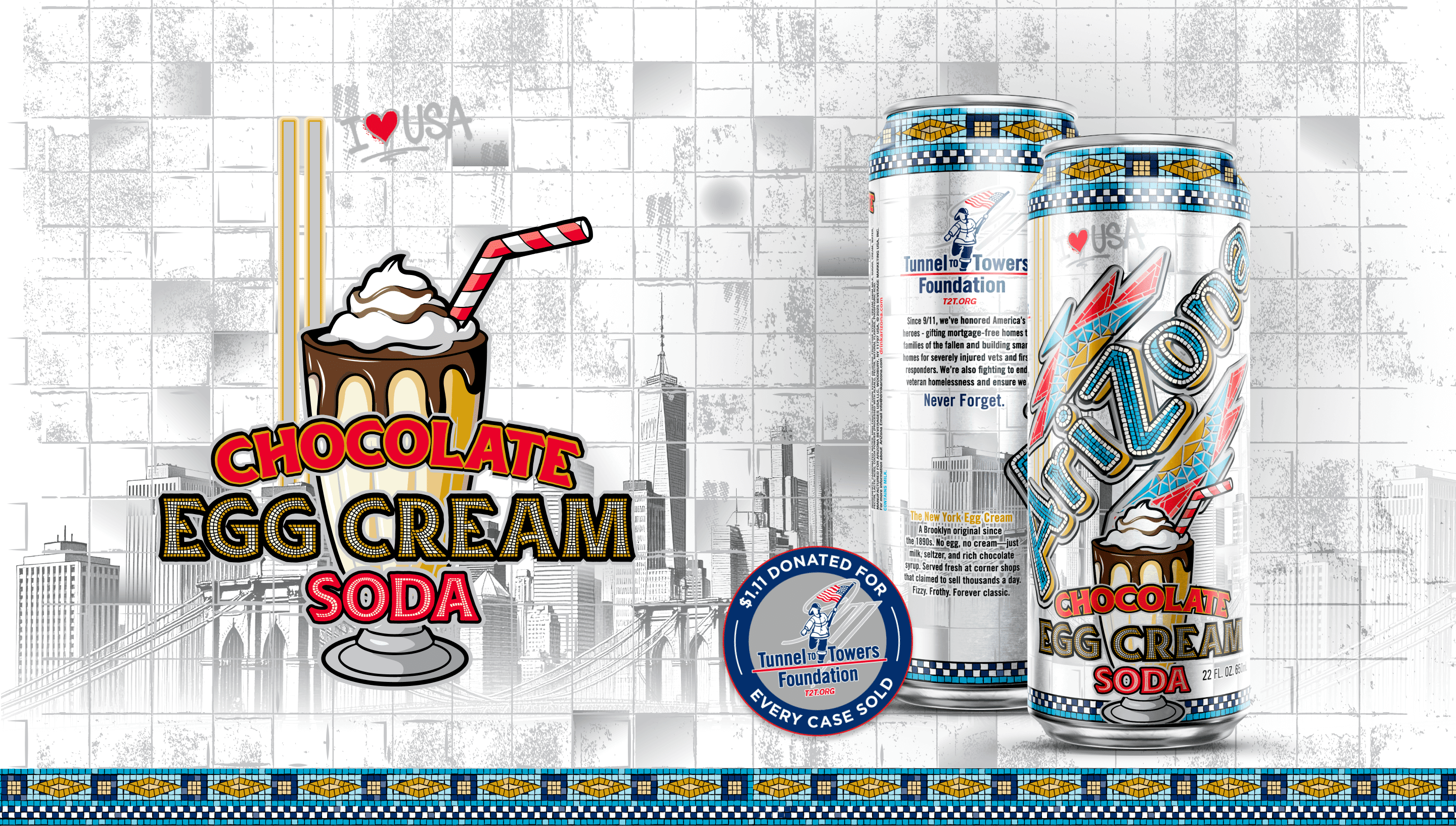 Arizona Chocolate Egg Cream Soda, Classic New York Style, 22 oz Cans (Pack of 12)