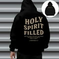 thumbnail image 4 of Christian Hoodies for Men 2025 Holy Spirit Filled Hoodie Hooded Sweatshirt with Pockets Pullover Hoody Mens Hoodies, 4 of 6