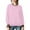 *Pink, variant on ClodeEU Women's Crew Neck Long Sleeve Sweatshirt,Casual Loose Fit Pullover Top Army Green,Women's Plus L
