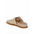 thumbnail image 2 of London Rag Jayata Metallic Stud Embellished Womens Sliders, 2 of 14