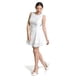 thumbnail image 5 of Vestido corto de lentejuela Roman Fashion /Juvenil, 7099 (Blanco) blanco CH, 5 of 6