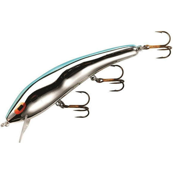 Cotton Cordell C8506 Ripplin' Red Fin 4 1/2", 3/8 oz,Chrome/Blue, Floating, Diving to 3 feet
