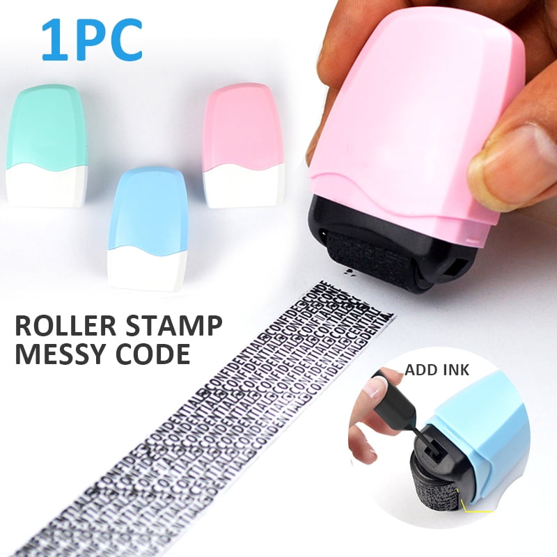 Identity Theft Protection Roller Stamp Guard Your ID Privacy Confidential Data Identity Theft Protection Roller Stamp Guard Your ID Privacy Confidential Data