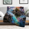 thumbnail image 5 of Ocean Lighthouse for Women Men Kids Flannel Throw Blankets Soft Fuzzy Lightweight for Home Decor Couch Bed Sofa, 5 of 8