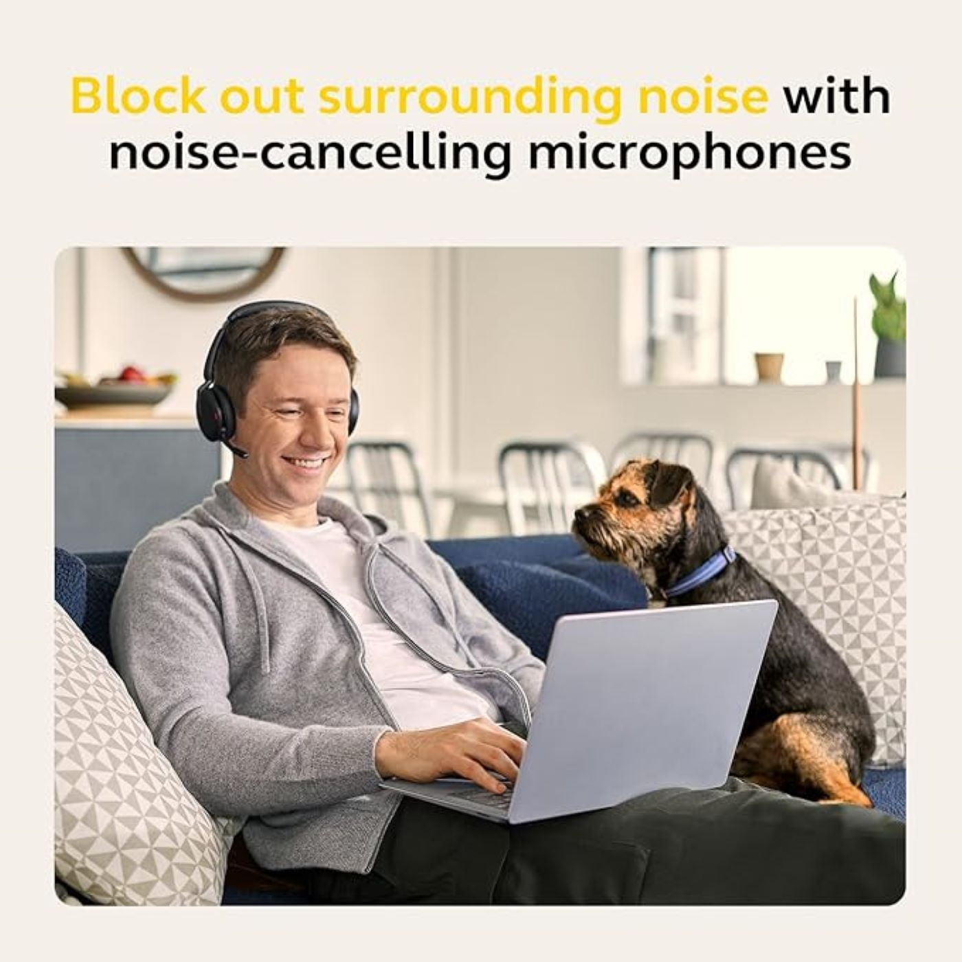 Jabra Evolve2 65 Flex - USB-C UC Stereo (Wireless Charging) Wireless Headset / Music Headphones