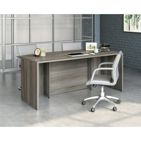 UPC: 0042666091947 | Sauder Affirm® 72  Bowfront Executive Desk in Hudson Elm
