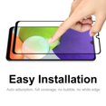 thumbnail image 4 of Samsung Galaxy A22 4G HATT PRINCE Full coverage Tempered glass Black Transparent, 4 of 5