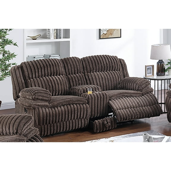 Poundex Motion Loveseat